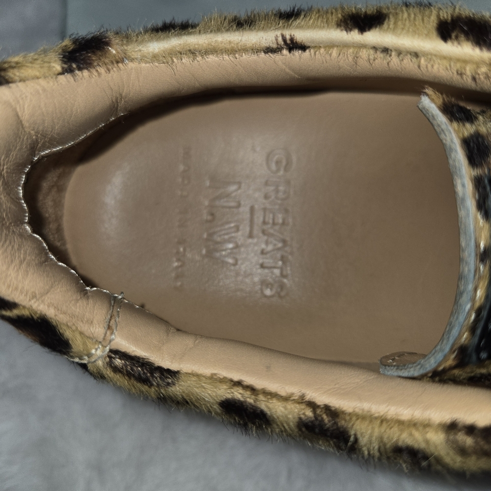 Greats x Nick Wooster Italian Leather Leopard Print Women's Sneakers sz EU 36 - Picture 7 of 8